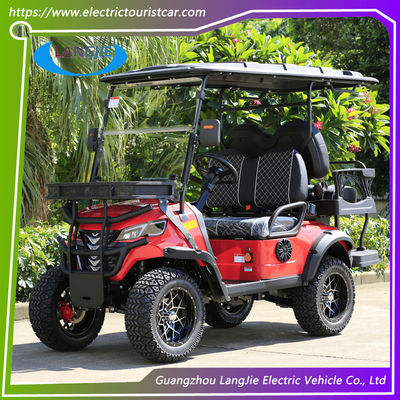 Carrinhos de golfe elétricos com 4 lugares e 25% de capacidade de escalada