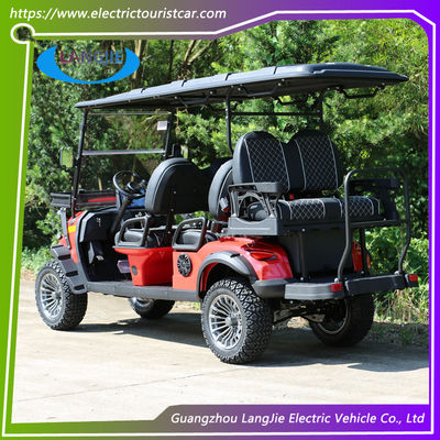 Mini 4 + 2 assentos Carrinho Elétrico de Clube de Golfe Carrinho Elétrico de Carrinho Elétrico Acionado por Bateria com CE