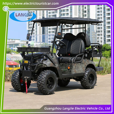Carrinho de golfe elétrico de 4 rodas Carro com porta-bolsas de golfe 5KW Scooter elétrico Golf Buggy