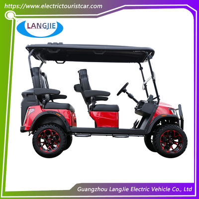 Luxury CE homologado Carros de caça elétricos 4 pessoas Carrinho de golfe 48v Controlador para Parque Aeroporto