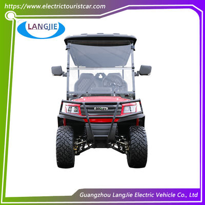 Carro de caça elétrico 4 lugares Carro clássico carros de golfe com acessórios de estilo legal cobertura para hotel