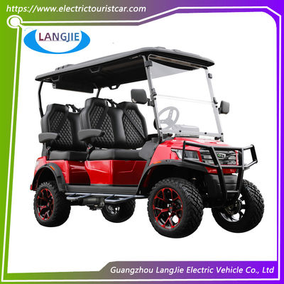 Luxury CE homologado Carros de caça elétricos 4 pessoas Carrinho de golfe 48v Controlador para Parque Aeroporto