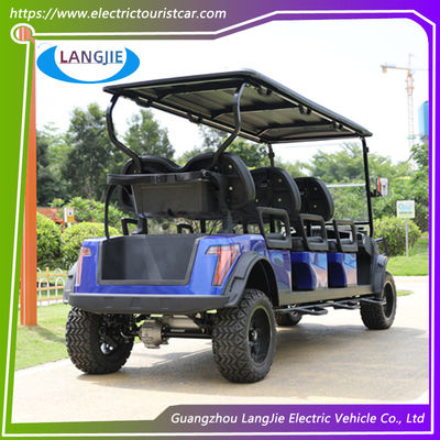 Carro de caça elétrico de 6 lugares 48V para hotel com opções personalizáveis para atender às necessidades do cliente