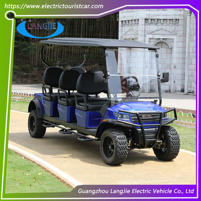 Carro de caça elétrico de 6 lugares 48V para hotel com opções personalizáveis para atender às necessidades do cliente