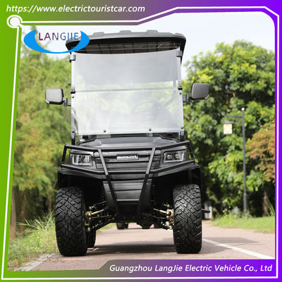 Balck Colour Resort carro de caça elétrico 2 fileiras para 4 passageiros 340 kg carga máxima