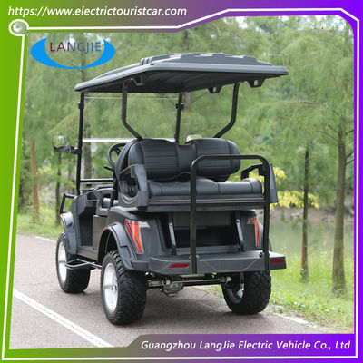 Balck Colour Resort carro de caça elétrico 2 fileiras para 4 passageiros 340 kg carga máxima
