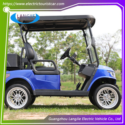 Carrinho de golfe elétrico de 2 lugares com caixa de carga motor AC para o melhor desempenho do campo de golfe
