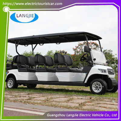Carrinhos de golfe elétricos com bateria de 48V AC Motor 8 Carrinho de golfe de passageiros para Resort