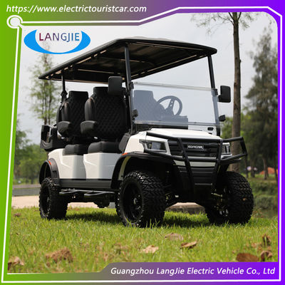 Carro de caça elétrico de 6 lugares com controlador de 48v e carro de golfe elétrico de posição para convidados VIP