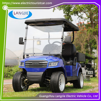 Carrinhos de carga elétricos de 2 lugares Carrinhos elétricos de utilidade 48V 5KW com balde 80km alcance
