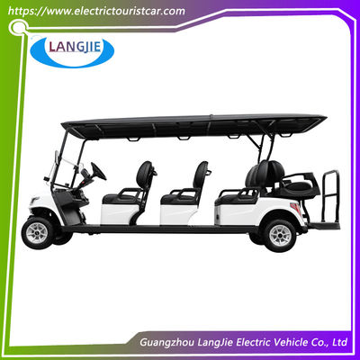 Cor Branca 48V 5KW AC Motor Carros Elétricos de Golf Com 8 Assentos Fácil de Operar