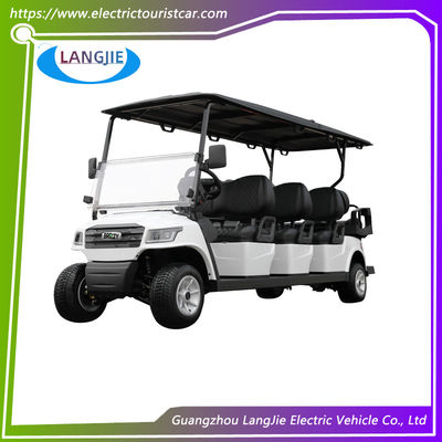 8 Carrinhos de Golf Elétricos de Passageiros Carrinhos de Golf Personalizados Motor AC Com Tejo Negro