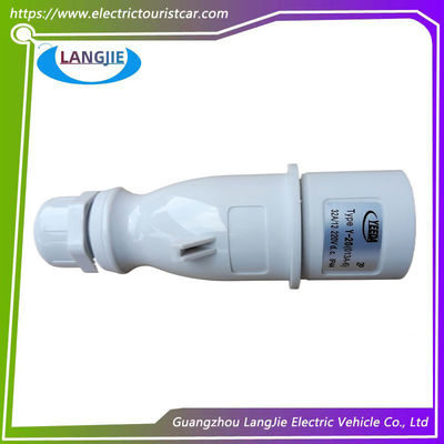 Carrinho de carrinho de golfe Buggy Plug de carregamento Y-20 013A-6 IP44 2P para carrinhos de golfe Marshell e ônibus turísticos