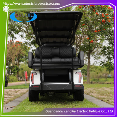 8 Carrinhos de Golf Elétricos de Passageiros Carrinhos de Golf Personalizados Motor AC Com Tejo Negro