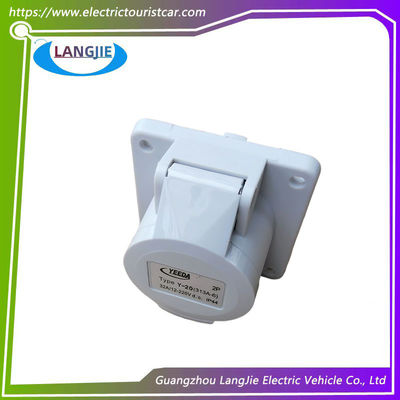 Conector de alimentação AC 220V Y-20 para carrinhos de golfe
