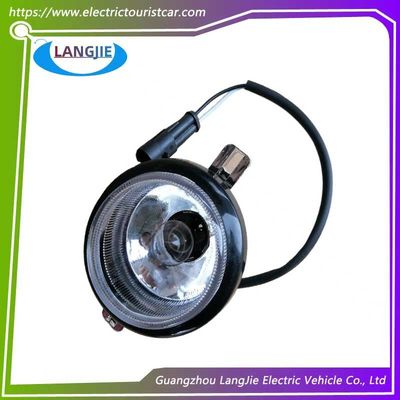 Iluminação de faróis 12V LED Luz Branca Preto Peças de carrinho de golfe