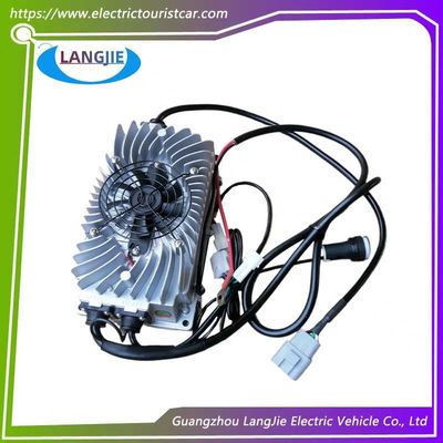 Carregador de bateria de lítio inteligente de 72V impermeável HXHF-7215MCW-V1.5 para carro de golfe Marshell