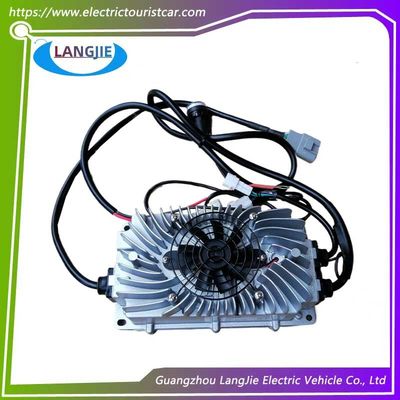 Carregador de bateria de lítio inteligente de 72V impermeável HXHF-7215MCW-V1.5 para carro de golfe Marshell