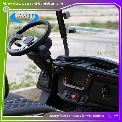 Carrinho de golfe elétrico de 4 rodas de 48 V com motor AC de 2 lugares Carro elétrico para carro de resort
