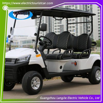 Carro elétrico de 4 lugares Carro turístico 48V AC Motor Resort Carro para o aeroporto do parque