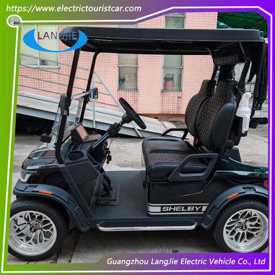 Carro elétrico de 2 lugares AC Motor Club Carros de carro com espelho retrovisor de 2pcs para Resort