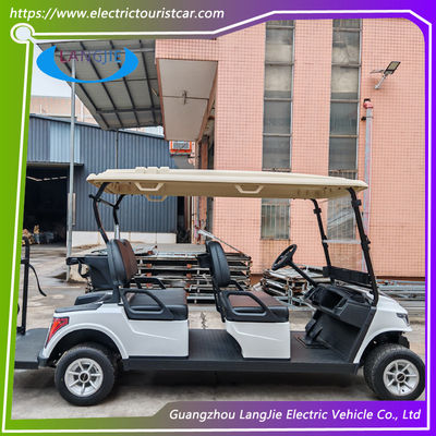 Automóvel elétrico de quatro lugares de 48 volts Controlador AC Combustível Typee Club Carro Golf Cart para Hotel