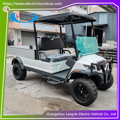 Motor AC de 48v Mini camião elétrico de 2 lugares carro de golfe utilitário elétrico com telhado para estacionar