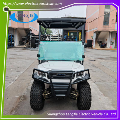 Carrinho de golfe de utilitário elétrico de motor de 48 V para 2 pessoas Carrinho de bagagem elétrico com carga para hotel