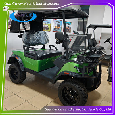 Automóvel de turismo elétrico de 4 rodas Carrinho de golfe elétrico de 48 V AC Motor de 2 lugares para carro de férias