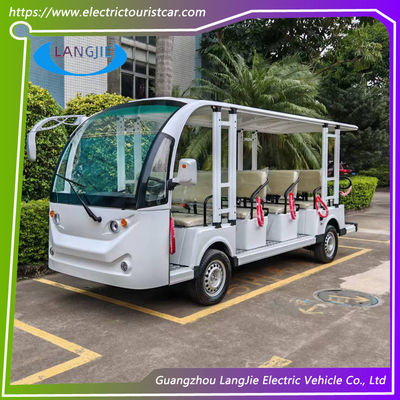 14 lugares Novo autocarro eléctrico da cidade Motor AC 72V Veículos elétricos de passageiros para estacionamento