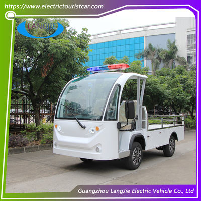 0.9 toneladas Capacidade de carregamento 2 pessoas Mini caminhão elétrico com telhado 5KW Motor potente Direção à esquerda