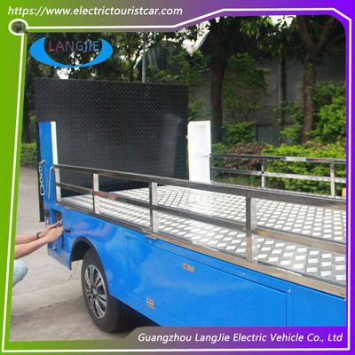 Carrinho de bagagem elétrico de 2 lugares com cadeira confortável motor AC 5KW para hotel