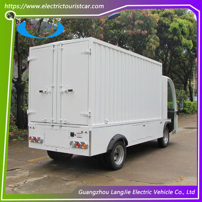 Veículo de carga elétrico a motor AC de 2 lugares, furgão de carga elétrica para carga de mercadorias de 1200 kg