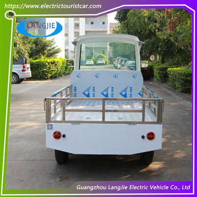 Carrinho de carga elétrico de 2 lugares, com motor AC, carrinho de bagagem elétrico para carga de mercadorias de 900 kg