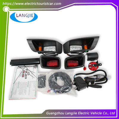 Carrinho de Golf Kart 12V DC LED Lâmpadas Frontais Fronteiras Freio Lâmpadas traseiras Kit Para EZGO TXT