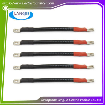 Kit de cabos de fiação do carrinho de golfe com 4 gauge 7 PC AC DC Wire Cart Battery Connection Cable