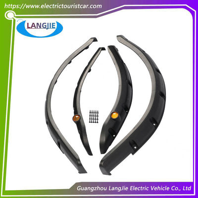 Noodles Decorativos Flat Negro Anticolisão E Roda de Esfregaço Sobrancelha CIub Carro DS Peças de Carrinho de Golf