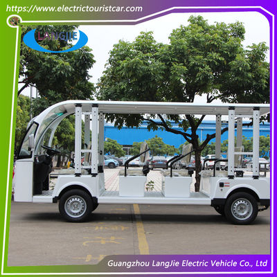 72V 7.5KW Carro turístico elétrico universitário 11 lugares Bateria 6v * 12pcs Para aluguer de carros turísticos