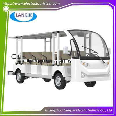 Carro turístico elétrico de 14 lugares e eficiência com controlador de motor AC para ônibus turístico infantil 72V 7.5KW