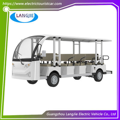 Carro de transporte elétrico 72V AC Motor 14 Passageiros Carro de turismo elétrico Para Campus