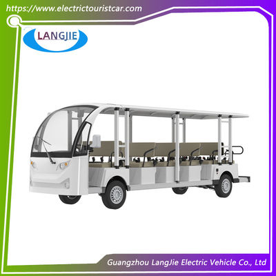 17 lugares Carro elétrico Tour Motor AC 72V Tempo de recarga 8 ~ 10h Para aluguer de carros turísticos