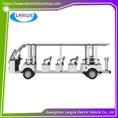 17 lugares Carro elétrico Tour Motor AC 72V Tempo de recarga 8 ~ 10h Para aluguer de carros turísticos