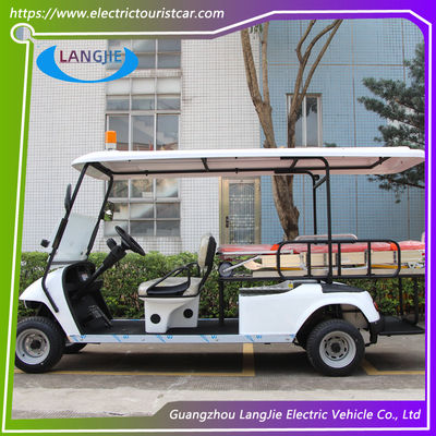 Carro de ambulância elétrico 2 lugares + 1 cama Motor de 48V/5KW para parque do aeroporto
