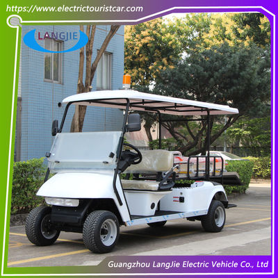 Resort Electric Utility Golf Cart 2 lugares + 1 cama Carro Elétrico Com Luz Superior Para Aeroporto