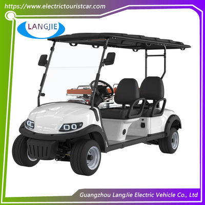 2 lugares + 1 cama Carrinhos de golfe elétricos com motor AC 5KW Carro de ambulância elétrico para hospital