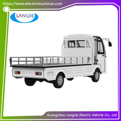 Carrinho de bagagem elétrico de 72 V com caixa de carga e design versátil para transporte fácil e conveniente