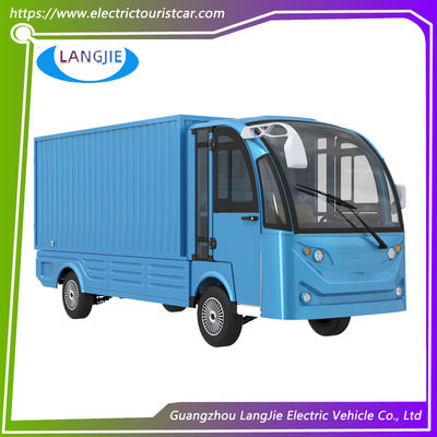Carrinho de carga de 2 lugares 72V Carrinhos de bagagem elétricos brancos com caixa de carga grande para fábrica