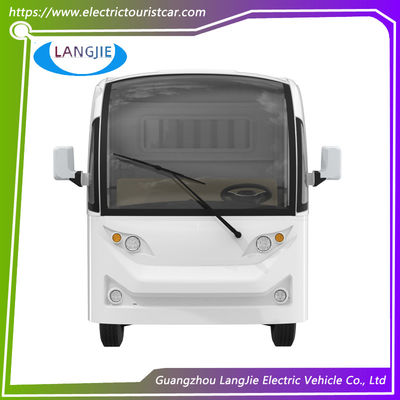 Carrinho de carga de 2 lugares 72V Carrinhos de bagagem elétricos brancos com caixa de carga grande para fábrica