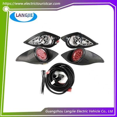 Kit de faróis LED e faróis traseiros para carrinho de golfe Yamaha