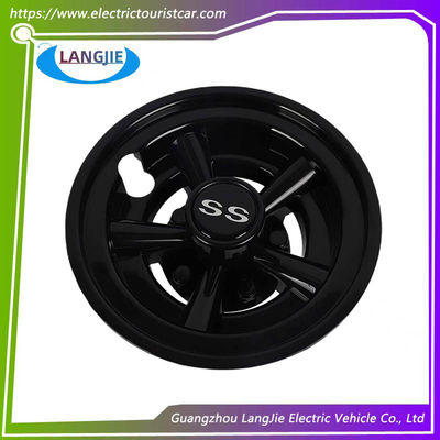 Yamaha Cobertura de rodas de liga de cromo Carrinho de golfe 4x8 polegadas Acessórios Hub de roda